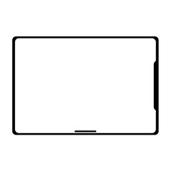 Tablet Mockup Vector Illustration &ndash; Minimal Digital Device Frame