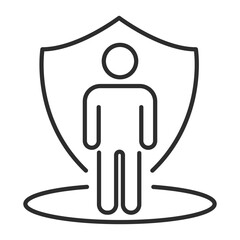 social policy life protect web icon