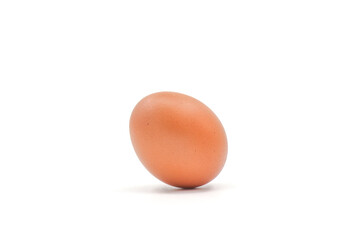 Chicken eggs on a white background have many health benefits such as being rich in quality protein. vitamins and minerals.