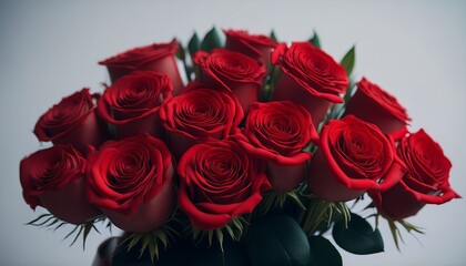 Obraz premium Flower Bouquet Of Red Roses