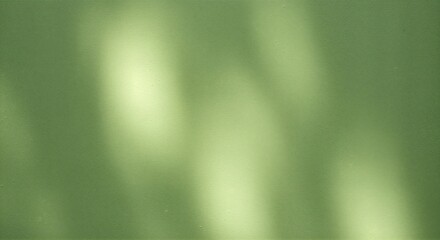 Abstract green background with soft light and blurred shapes. © tecko99d