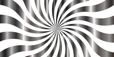 Abstract gray and white radiating lines background, perfect for graphic design projects, websites, and presentations. Set against a bold black backdrop. bustling and lively Full of energy.