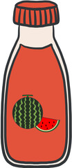 bottle of tomato sauce