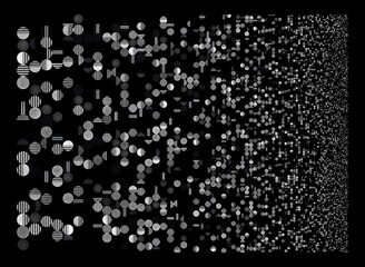 Abstract Geometrical Background. Pattern with random geometric shapes.