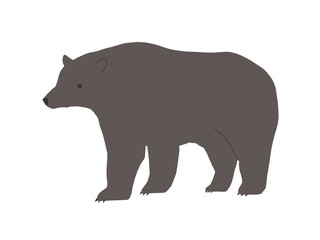 シンプルな熊のイラスト