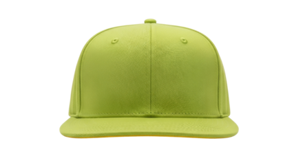 Isolated green baseball cap for fashion, streetwear style and urban lifestyle wearers