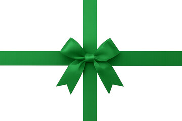 Fototapeta premium kokardka, wstążka, prezent, zielona