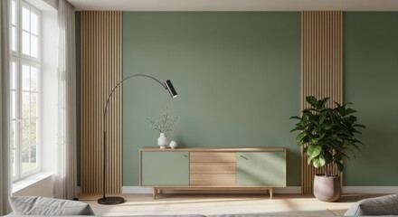 Serene living room design with modern furniture and natural light for a cozy atmosphere