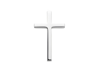 Isolated Christian Cross Symbol &ndash; Symbol of Christianity, Simple Religious Sign and Shape