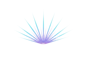 Isolated light rays abstract, light effect with bright glowing beams, bright, radial, radiance