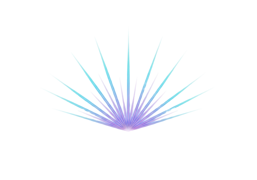 Isolated light rays abstract, light effect with bright glowing beams, bright, radial, radiance