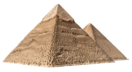 Isolated Pyramids of Giza, Egypt, monumental structures, ancient history, travel destination