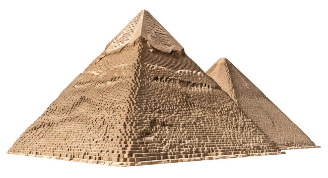 Isolated Pyramids of Giza, Egypt, monumental structures, ancient history, travel destination