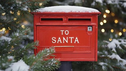 Letterbox for Santa Claus.
- Powered by Adobe