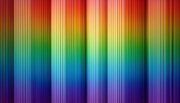 Colorful Background With Rainbow Colored Vertical Stripes