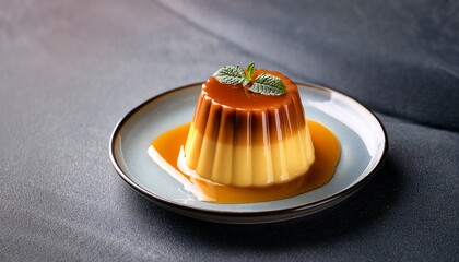 Delicious Flan Dessert Caramel Custard Pudding Recipe Sweet Treat Food Photography Yum Dish