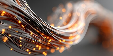 Abstract Networked Data Connection of Cable System Using Advanced Fiber Optic Technology Worldwide