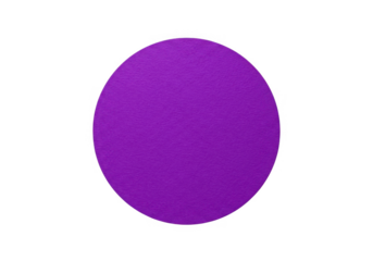 A single vibrant purple oval shape isolated on transparent background