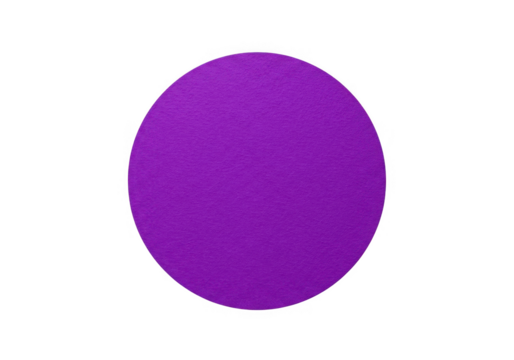 A single vibrant purple oval shape isolated on transparent background