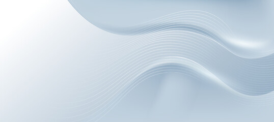 Minimal luxury ads design. Modern elegant grey white gradient background vector for branding presentation