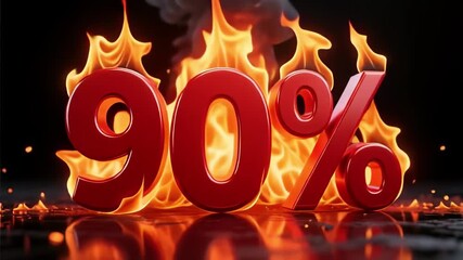 Hot deal ninety percent off sale burning bright for amazing savings during limited time offer