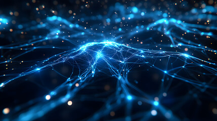 Neural Network Connections in a Digital Landscape