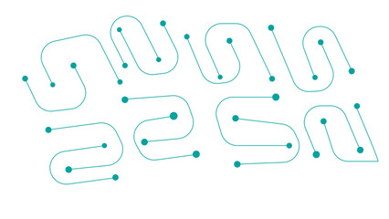 Vector design Network technology Simple technology graphic background