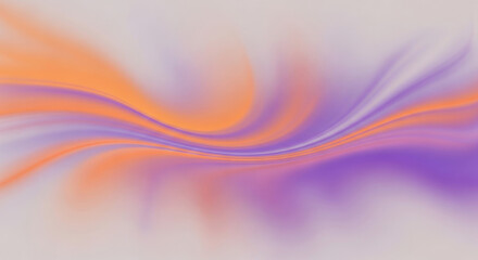 Elegant abstract curves with vibrant orange and purple hues create a modern, flowing background perfect for tech, design, or creative projects adding a touch of dynamic energy