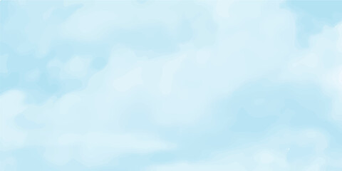 A beautiful, bright blue sky with fluffy white clouds, capturing the clear, sunny day atmosphere