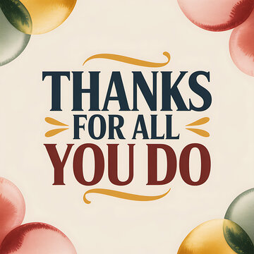 thanks for all you do