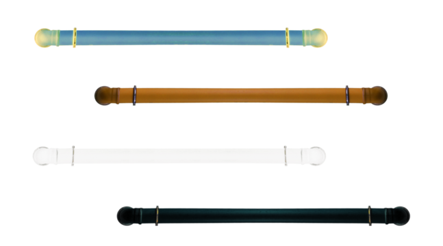 Waterproof pipes assembled on ship, horizontal. On isolated transparent background.