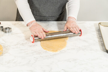 Rolling Cookie Dough for Next Batch