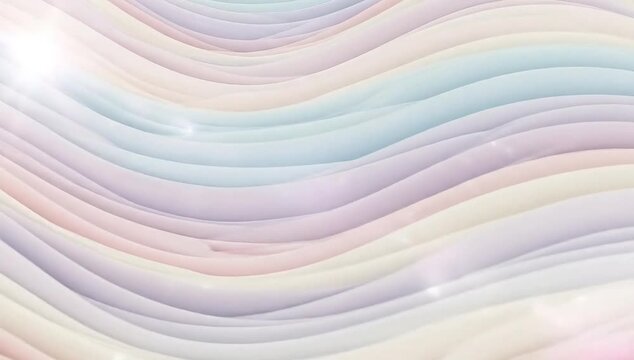 Gentle pastel waves shifting in a soothing flow, perfect for calming visuals or serene backgrounds in your next project or presentation