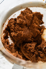 Chocolate Gingerbread Cookie Dough for Holiday Baking