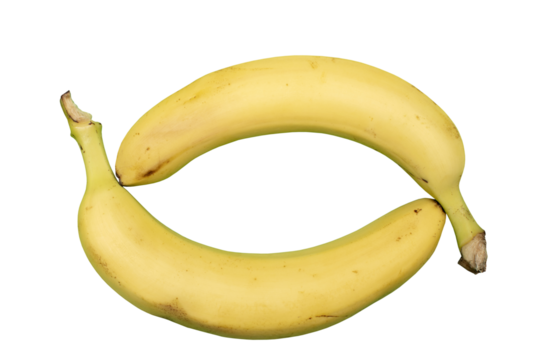 A two banana isolated