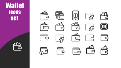 Wallet icons