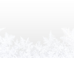 Snowflake icicle frozen cold winter frost transparent isolated decoration.
