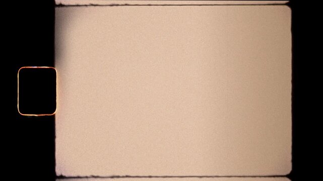 Super 8mm cinematic grunge background with soft light leak glow, deep film damage texture, smooth motion movement, retro burn effect, and ultra clean 4K detail.