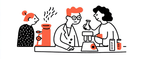 The laboratory setup highlights vital clear and practical science safety procedures for protection.