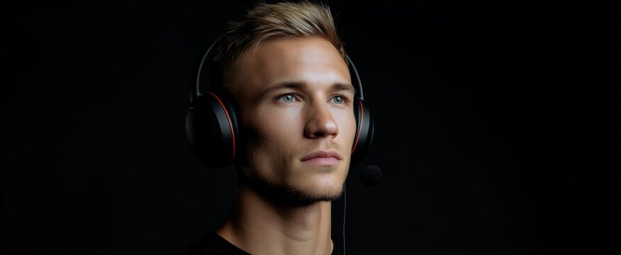 Esports commentator headset lets your voice soar like a champion’s eagle in clear waves
