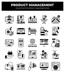 Product Management Icons: A Collection of 25 Essential Icons for Business Strategy