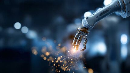 Automation technology with digital artificial intelligence machine learning defocused workflow background robotic optimization data analytics software process automation science