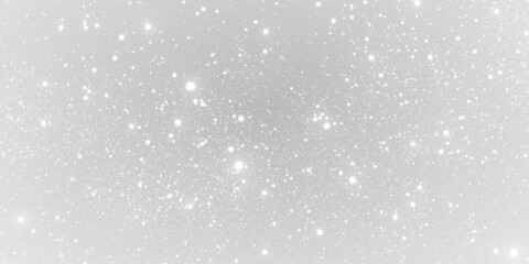 Delicate silver stardust sparkles with soft glowing highlights, drifting across a transparent background to create dreamy, magical effects for winter or fantasy art. PNG
