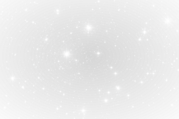 Radiant silver stardust with floating spark particles creates enchanting overlays, perfect for Christmas cards, festive banners, or dreamy fantasy backgrounds. PNG