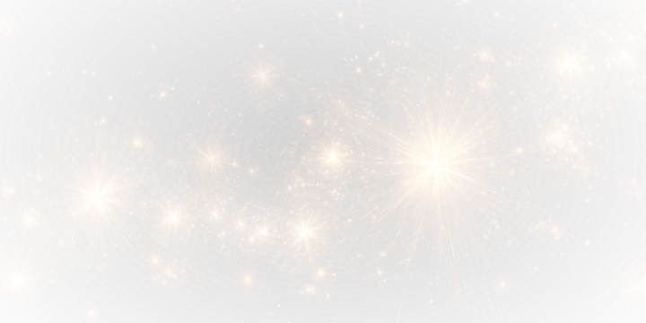 Delicate gold glitter dust sparkles with floating light particles, creating magical overlays for Christmas cards, invitations, banners, or festive designs. PNG