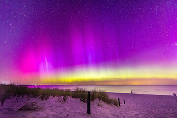 polarlicht an der ostsee