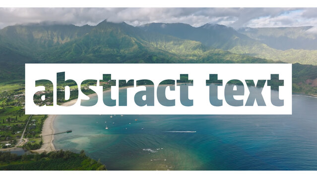 Abstract Text Animation with Transition | Modern Kinetic Typography Titles