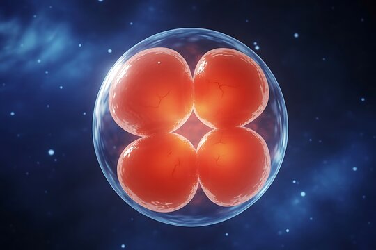 Four Cell Embryo Development Stage division early stage