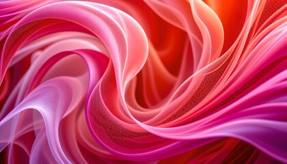 Obraz premium Vibrant Floral Closeup Spiraling Patterns