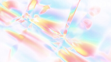 Iridescent Holographic Rainbow Colorful Blur Gradient Background